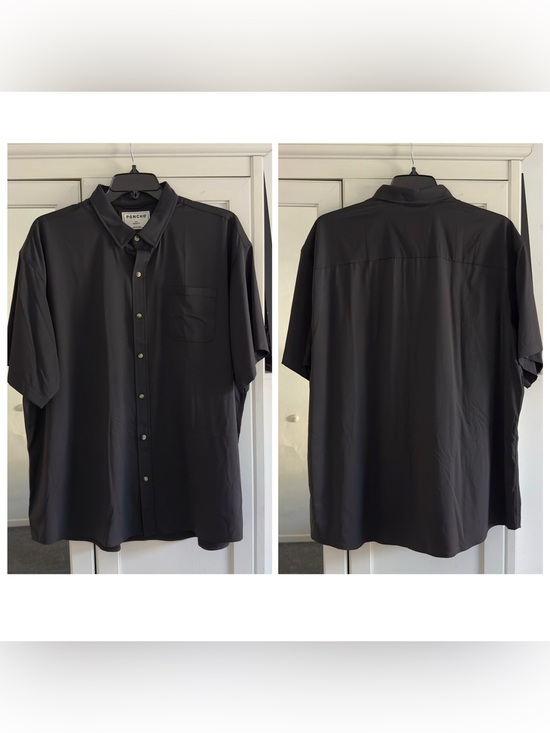 Poncho Other - Poncho The Smoke Stack Short Sleeve Shirt in Black Men’s Size XXL Regular Fit